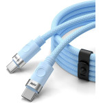 Orico Cdx 60W 3A Power Delivery USB-C - USB-C Cable 1m - Blue - (ORICO-CDX-60CC-BL-BP-HU)
