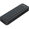 Orico CT2U3-10AB 10x USB-A 3.0 Hub With Switches - Black - (ORICO-CT2U3-10AB-EU-BK-BP-HU)