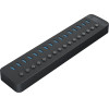 Orico CT2U3-16AB 16x USB-A 3.0 Hub With Switches - Black - (ORICO-CT2U3-16AB-EU-BK-BP-HU)