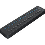 Orico CT2U3-16AB 16x USB-A 3.0 Hub With Switches - Black - (ORICO-CT2U3-16AB-EU-BK-BP-HU)