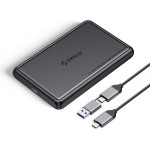 Orico DDL25-C3 2.5 HDD/Ssd USB-C 5Gb/s Disk Drive - Black - (ORICO-DDL25-C3-BK-BP-HU)