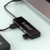 Orico FL01 USB-A Hub Docking Station 4x USB-A 2.0 - Black - (ORICO-FL01-BK-BP-HW-HU)