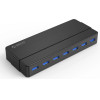 Orico Hub H7928-U3-V1 7x USB-A 3.0 - Black - (ORICO-H7928-U3-V1-EU-BK-BP-HU)