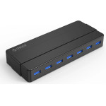 Orico Hub H7928-U3-V1 7x USB-A 3.0 - Black - (ORICO-H7928-U3-V1-EU-BK-BP-HU)