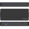 Orico Hub H7928-U3-V1 7x USB-A 3.0 - Black - (ORICO-H7928-U3-V1-EU-BK-BP-HU)