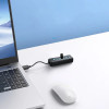 Orico Hub PW4U-U3 USB-A / 4x USB-A 3.0 - Black - (ORICO-PW4U-U3-015-BK-EP-HU)