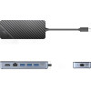 Orico OM28PR-G2 USB-C Docking Station With M.2 Drive Slot + 1 x USB-A 3.2 + 1x USB-C 3.2 + 2x USB-A 2.0 + 1x Hdmi + 1x Ethernet - Black - (ORICO-OM28PR-G2-BK-EP-HU)