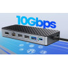 Orico OM28PR-G2 USB-C Docking Station With M.2 Drive Slot + 1 x USB-A 3.2 + 1x USB-C 3.2 + 2x USB-A 2.0 + 1x Hdmi + 1x Ethernet - Black - (ORICO-OM28PR-G2-BK-EP-HU)