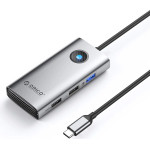 Orico PW11-5P USB-C Hub Docking Station 1x USB-A 3.0 + 2x USB-A 2.0 + 1x USB-C Pd + 1x Hdmi - Gray - (ORICO-PW11-5P-SV-EP-HU)