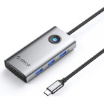 Orico PW11-6P USB-C Hub Docking Station 3x USB-A 3.0 + 1x USB-C 2.0 + 1x Hdmi - Gray - (ORICO-PW11-6P-GY-EP-HU)