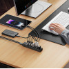 Orico PW7U-U3 Hub 7x USB-A 3.0 + USB-C 5V/3A 1m - Black - (ORICO-PW7U-U3-10-BK-EP-HU)