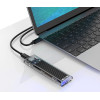 Orico TCM2-C3 M.2 Nvme To USB-C 10Gb/s Disk Drive - Black - (ORICO-TCM2-C3-BK-BP-HU)