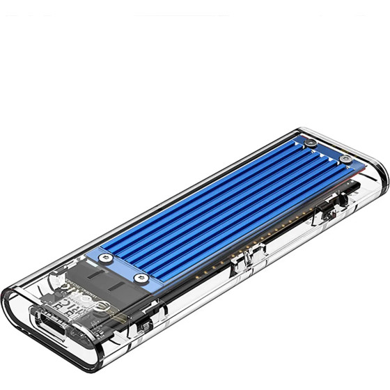 Orico TCM2-C3 M.2 Nvme To USB-C 10Gb/s Disk Drive - Blue - (ORICO-TCM2-C3-BL-BP-HU)