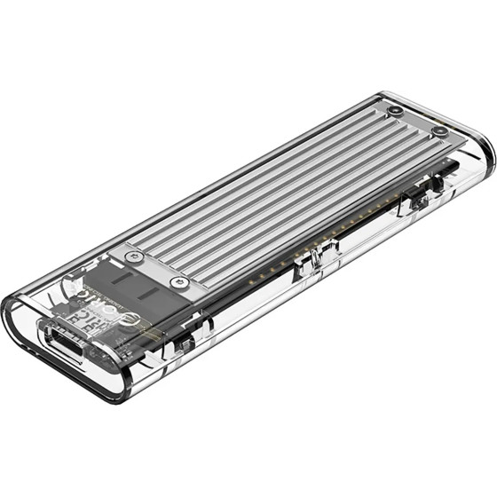 Orico TCM2-C3 M.2 Nvme To USB-C 10Gb/s Disk Drive - Gray - (ORICO-TCM2-C3-SV-BP-HU)