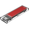 Orico TCM2-C3 M.2 Nvme To USB-C 10Gb/s Disk Drive - Red - (ORICO-TCM2-C3-RD-BP-HU)