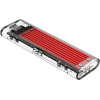 Orico TCM2-C3 M.2 Nvme To USB-C 10Gb/s Disk Drive - Red - (ORICO-TCM2-C3-RD-BP-HU)