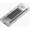 Orico TCM2-G20 M.2 Nvme USB-C 3.2 20Gb/s Disk Drive - Silver/Transparent - (ORICO-TCM2-G20-SV-BP-HU)