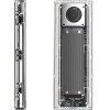 Orico TCM2-G20 M.2 Nvme USB-C 3.2 20Gb/s Disk Drive - Silver/Transparent - (ORICO-TCM2-G20-SV-BP-HU)