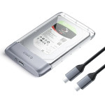 Orico TX25C3 2.5 HDD/Ssd USB-C 5Gb/s Disk Drive - Transparent - (ORICO-TX25C3-GY-BP-HU)