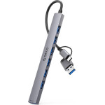 Orico YSA2-U3 USB-A/USB-C Hub Docking Station 1x USB-A 3.0 + 6x USB-A 2.0 - Gray - (ORICO-YSA2-U3-GY-BP-HU)