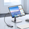 Ugreen Hub CM511 15597 5in1 USB-C - USB-C Pd / Hdmi / 3x USB-A 3.0 - Gray - (15597-ugreen)