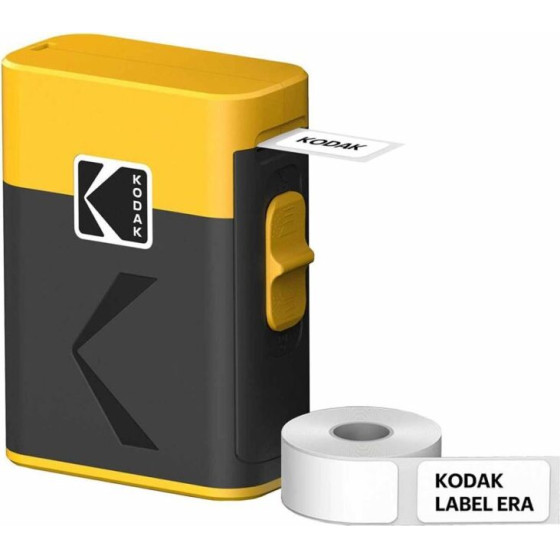 Kodak Label Era M50 Label Maker Machine, Yellow (Label Printer With 1 Roll Sticker Label) - (KOPRIMS50Y)