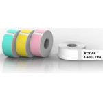 Kodak Label Era M50 Sticker Label 12 Rolls Set (White 9Rolls, Pink/Green/Yellow 1 Roll Each) - (KOICRGM5012P12)