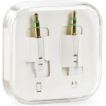 Cable Aux Jack 3,5 Mm (male) To Jack 3,5 Mm (male) Box 1 m White OEM