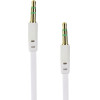 Cable Aux Jack 3,5 Mm (male) To Jack 3,5 Mm (male) Box 1 m White OEM