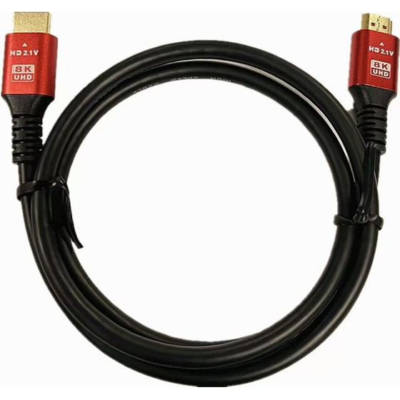 Cable Hdmi 2.1 8K 60Hz / 4K 120Hz - Ultra High Speed, HDR, eARC, VRR, 48GBps 1 m Black OEM