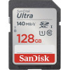 Sandisk Memory Card Ultra Sdxc 128GB 140MB/s