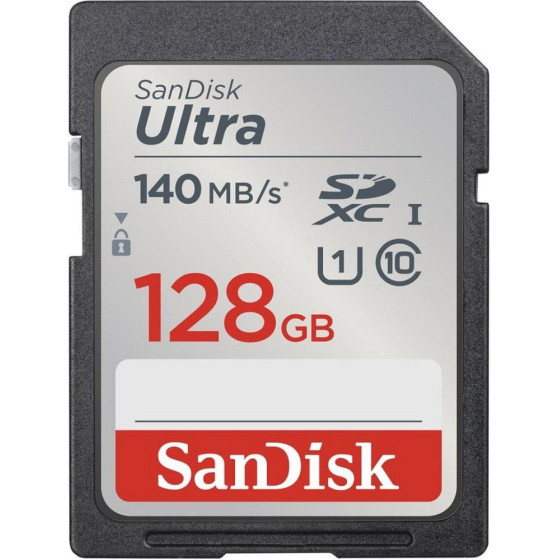 Sandisk Memory Card Ultra Sdxc 128GB 140MB/s