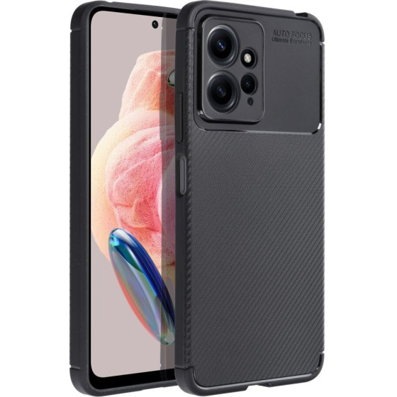 Case Carbon Premium For Xiaomi Redmi Note 12 4G Black OEM