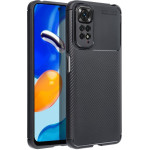 Case Carbon Premium For Xiaomi Redmi Note 9 Black OEM