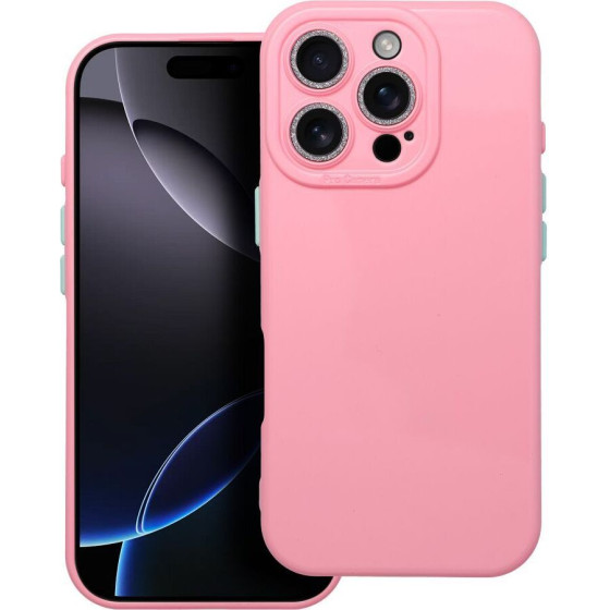 Case Pastel Shine For Iphone 16 Plus Pink OEM
