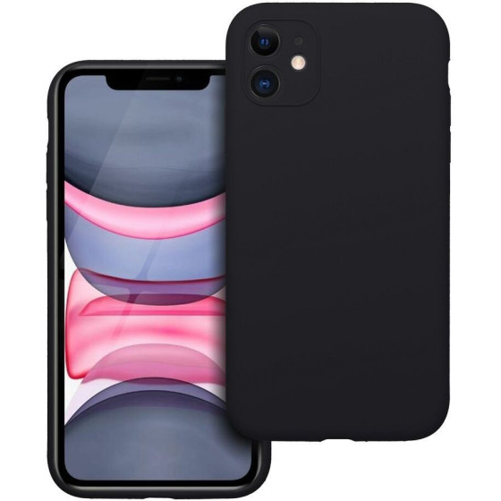 Case Silicone 2mm For Iphone 11 Black OEM