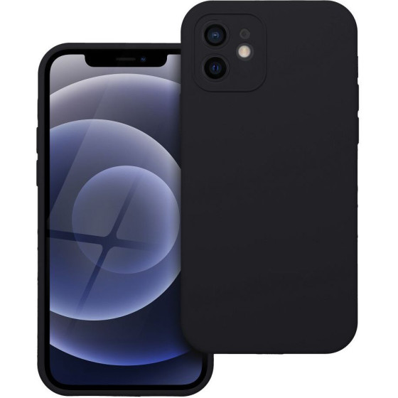 Case Silicone 2mm For Iphone 12 Black OEM