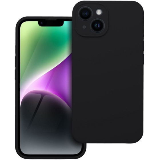 Case Silicone 2mm For Iphone 14 Black OEM