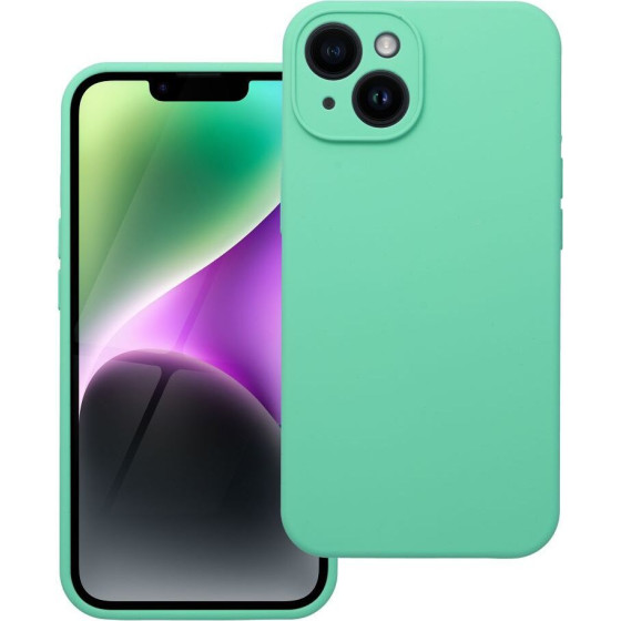 Case Silicone 2mm For Iphone 14 Mint OEM
