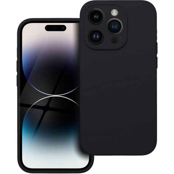 Case Silicone 2mm For Iphone 14 Pro Black OEM