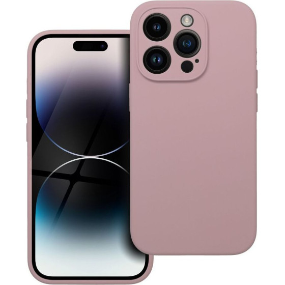 Case Silicone 2mm For Iphone 14 Pro Sand Pink OEM