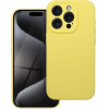 Case Silicone 2mm For Iphone 15 Pro Lemon OEM