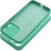 Case Silicone 2mm For Iphone 15 Pro Max Mint OEM