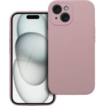 Case Silicone 2mm For Iphone 15 Sand Pink OEM