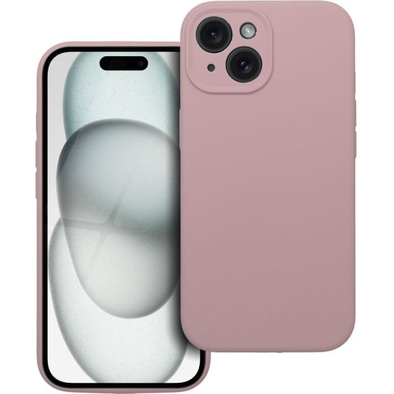 Case Silicone 2mm For Iphone 15 Sand Pink OEM