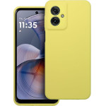 Case Silicone 2mm For Motorola G55 5G Lemon OEM