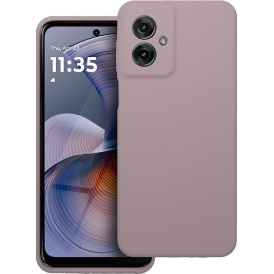 Case Silicone 2mm For Motorola G55 5G Sand Pink OEM
