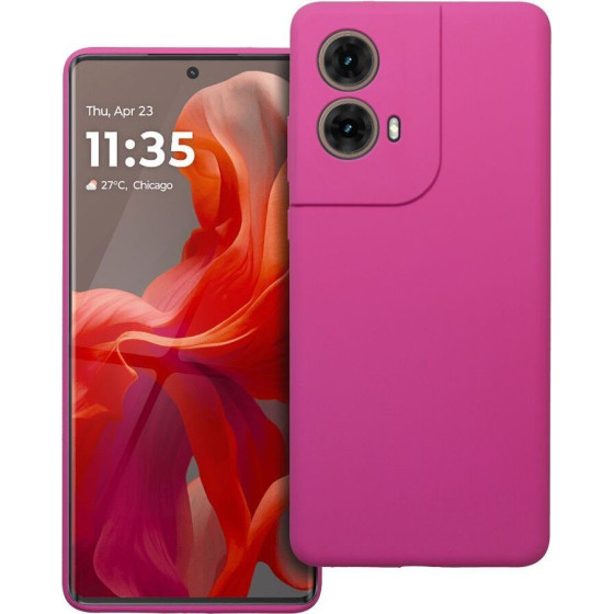 Case Silicone 2mm For Motorola G85 5G Pink OEM
