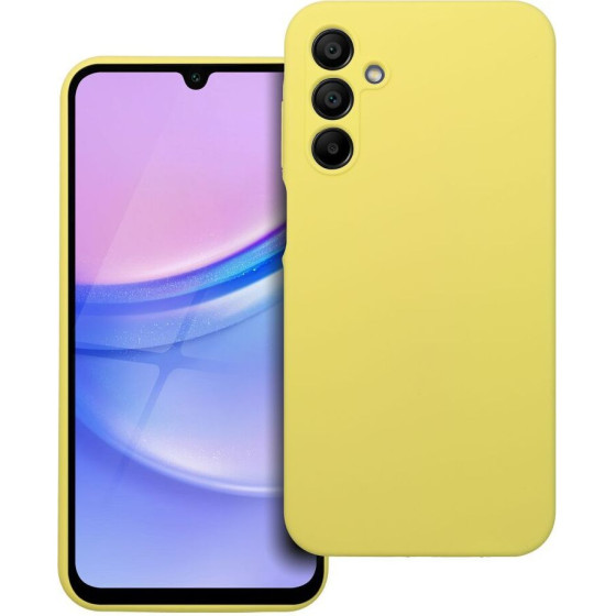 Case Silicone 2mm For Samsung A15 5G / A15 4G Lemon OEM
