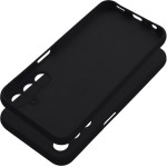 Case Silicone 2mm For Samsung A25 5G Black OEM